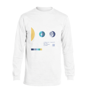 Orbital Data – Sun-Earth-Moon System Long Sleeve T-Shirt